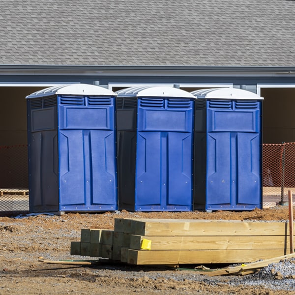 how do i determine the correct number of portable toilets necessary for my event in Harvest AL